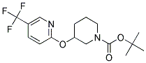 3-(5-Trifluoromethyl-pyridin-2-yloxy)-piperidine-1-carboxylic acid tert-butyl ester 结构式