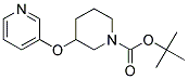 3-(Pyridin-3-yloxy)-piperidine-1-carboxylic acid tert-butyl ester 结构式