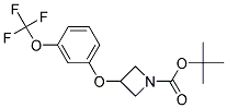 3-(3-Trifluoromethoxy-phenoxy)-azetidine-1-carboxylic acid tert-butyl ester 结构式