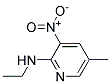 Ethyl-(5-methyl-3-nitro-pyridin-2-yl)-amine 结构式