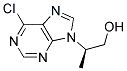 (2R)-2-(6-chloro-9H-purin-9-yl)propan-1-ol 结构式
