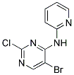 5-bromo-2-chloro-N-pyridin-2-ylpyrimidin-4-amine 结构式