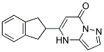 5-(2,3-dihydro-1H-inden-2-yl)pyrazolo[1,5-a]pyrimidin-7(4H)-one 结构式