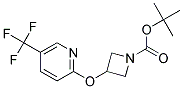 3-(5-Trifluoromethyl-pyridin-2-yloxy)-azetidine-1-carboxylic acid tert-butyl ester 结构式