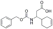 3-{[(benzyloxy)carbonyl]amino}-3-cyclohex-3-en-1-ylpropanoic acid 结构式