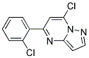 7-chloro-5-(2-chlorophenyl)pyrazolo[1,5-a]pyrimidine 结构式