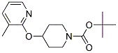 4-(3-Methyl-pyridin-2-yloxy)-piperidine-1-carboxylic acid tert-butyl ester 结构式