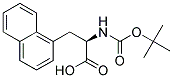 (2R)-2-[(tert-butoxycarbonyl)amino]-3-naphthalen-1-ylpropanoic acid 结构式
