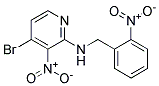 (4-Bromo-3-nitro-pyridin-2-yl)-(2-nitro-benzyl)-amine 结构式