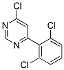 4-Chloro-6-(2,6-dichloro-phenyl)-pyrimidine 结构式