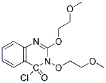 6,7-二(2-甲氧基乙氧基)]-4-氯-喹唑啉 结构式
