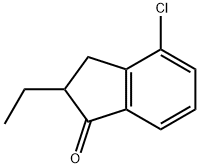 4-氯-2-乙基-1-茚酮 结构式