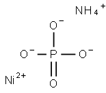 Nickel(II) ammonium phosphate 结构式