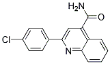 2-(P-CHLOROPHENYL)-4-QUINOLINECARBOXAMIDE 结构式