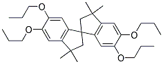 3,3,3',3'-TETRAMETHYL-5,5',6,6'-TETRAPROPOXY-2,2',3,3'-TETRAHYDRO-1,1'-SPIROBI(1H-INDENE) 结构式