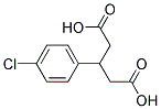 3-(P-CHLOROPHENYL)GLUTARICACID 结构式