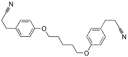 3,3'-(PENTAMETHYLENEBIS(OXY-P-PHENYLENE))DIPROPIONITRILE 结构式