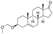3β-Methoxymethoxy-5-androsten-17-one 结构式