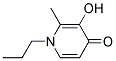 3-HYDROXY-2-METHYL-1-PROPYL-4(1H)-PYRIDINONE 结构式