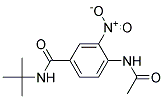 4-ACETAMIDO-N-TERT-BUTYL-3-NITROBENZAMIDE 结构式