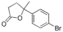 4-(P-BROMOPHENYL)-4-PENTANOLIDE 结构式