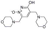 4,6-BIS(MORPHOLINOMETHYL)-3-PYRIDAZINOL1-OXIDE 结构式