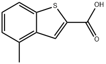 4-甲基苯并[B]噻吩-2-羧酸 结构式