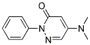 5-DIMETHYLAMINO-2-PHENYL-3(2H)-PYRIDAZINONE 结构式