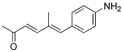 6-(P-AMINOPHENYL)-5-METHYL-3,5-HEXADIEN-2-ONE 结构式