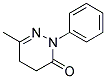 6-METHYL-2-PHENYL-4,5-DIHYDRO-3(2H)-PYRIDAZINONE 结构式