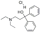 A-(2-(DIETHYLAMINO)ETHYL)BENZHYDRYLALCOHOLHYDROCHLORIDE 结构式