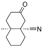 CIS-8A-METHYL-3-OXODECAHYDRO-4A-NAPHTHALENECARBONITRILE 结构式