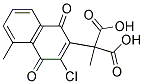 Dimethyl(3-chloro-1,4-dioxo-1,4-dihydro-2-naphthyl)malonate 结构式