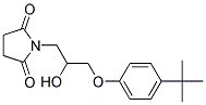 N-(3-(P-TERT-BUTYLPHENOYX)-2-HYDROXYPROPYL)SUCCINIMIDE 结构式