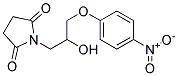 N-(2-HYDROXY-3-(P-NITROPHENOXY)PROPYL)SUCCINIMIDE 结构式