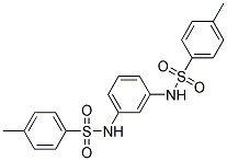 N,N'-(M-PHENYLENE)BIS(P-TOLUENESULFONAMIDE) 结构式