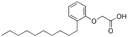 O-DECYLPHENOXYACETICACID 结构式