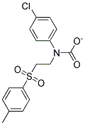 P-CHLOROPHENYL(2-TOSYLETHYL)CARBAMATE 结构式