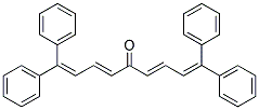 TRANS,TRANS-1,1,9,9-TETRAPHENYL-1,3,6,8-NONATETRAEN-5-ONE 结构式