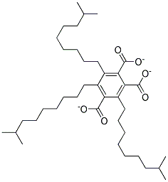 TRIISODECYL1,2,4-BENZENETRICARBOXYLATE 结构式