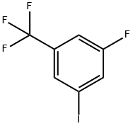 1-氟-3-碘-5-(三氟甲基)苯 结构式