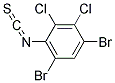 4,6-Dibromo-2,3-dichlorophenylisothiocyanate 结构式