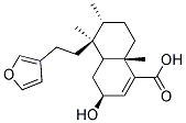 (3S,5S,6R,8aS)-5-(2-Furan-3-yl-ethyl)-3-hydroxy-5,6,8a-trimethyl-3,4,4a,5,6,7,8,8a-octahydronaphthalene-1-carboxylicacid 结构式