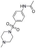 N-[4-(4-Methyl-piperazine-1-sulfonyl)-phenyl]-acetamide 结构式