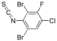 4-Chloro-2,6-dibromo-3-fluorophenylisothiocyanate 结构式
