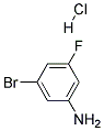 5-Amino-1-bromo-3-fluorobenzenehydrochloride 结构式