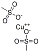 Copper methylsulfonate 结构式