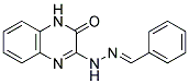 (E)-3-(2-Benzylidenehydrazinyl)quinoxalin-2(1H)-one 结构式