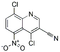 4,8-DICHLORO-5-NITRO-QUINOLINE-3-CARBONITRILE
 结构式