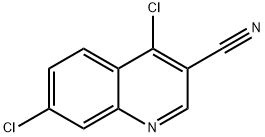 4,7-二氯喹啉-3-腈 结构式